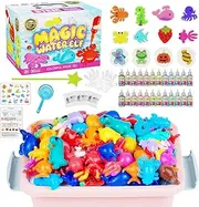 Magic Water Toy Elf Kit, Fairy Gel Kit With 12 Magic Gels, 12 Shape Molds, Christmas Toys Gifts for Kids Birthday Party Favors, DIY STEM Aqua Kits Boys Girls Toys for Age 3-12 (12 Colors)