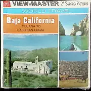 BAJA CALIFORNIA Tijuana to Cabo San Lucas MX 3d View-Master 3 Reel Packet SEALED