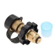 Outdoor BBQ POL To QCC1 / Type1 Propane Tank Adapter Connector Connects Valve