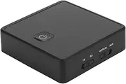 XUMIUZIY Transmitter,2 in 1 Wireless 5.0 Transmitter Receiver AUX 3.5mm Adapter Plug and Play,Built‑in 300mAh