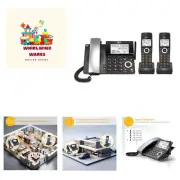 DECT 6.0 Corded/Cordless Home Phone with 2-Handset and Answering Machine, Sma...