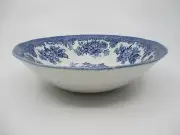 JOHNSON BROTHERS ASIATIC PHEASANTS BLUE CEREAL BOWL - 6 1/2" 1008H