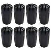 Reliable Rubber Trekking Pole Boot Cover Pack of 8 for Extended Lifespan