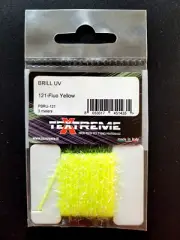BRILL UV CHENILLE - YELLOW - 0.8mm - 3M - Textreme - Fly Tying Material - NEW!