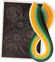 DOITOOL Flower Making Quilling Strips Handcraft Paper Strip Quilling Art Paper Material for DIY Crafts