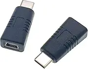 USB-C (USB Type-C) Male to Mini USB 5-Pin Female Converter Connector Adapter