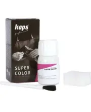Dye Paint For Leather Shoes And Bags With Sponge N Brush Kaps Super Color: Otter