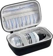 ProCase Hard Travel Case for NeilMed Sinus Rinse Packets, Carrying Bag for Maoever Neti Pot Nasal Rinse, Portable Case for Sinus Rinse Bottle and Nasal Wash Salt Packets or Nose Cleaner Kit -Black