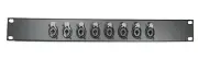 1U Procraft Rack Panel 8 Ch Combo XLR 1/4" Patch Panel (AFP1U-8NCJ6FI-S) USA