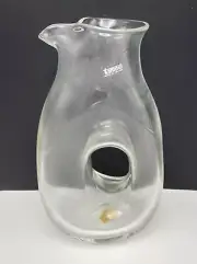 Tarnow Glass Water Pitcher Wine Carafe Hand Blown Decanter - NEW Crate & Barrel