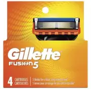 Gillette Fusion5 Razor Blades 4 Pack NEW AND FREE SHIPPING