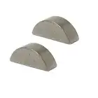 2x 1/2 Round Key fits 17" Rover & Scott Bonnar 45 Cylinder Mowers A02051