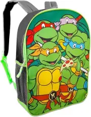 TEENAGE MUTANT NINJA TURTLES BACKPACK/LUNCHBOX NICKELODEON OFFICIAL NWT