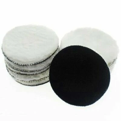 10 Pcs 125 Mm Car Polishing Pad 5 Inch Inch Polish Waxing Pads Wool Polisher