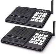 Intercoms Wireless for Home - 10 Channel 3 Privacy Code Wireless Intercom Syste