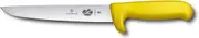 Victorinox Fibrox Straight Back Blade Sticking Knife, Yellow, 5.5508.18L