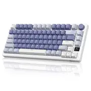 Royal Kludge RK-M75 Ocean Blue Tri-Mode Mechanical Keyboard - Brown Switch