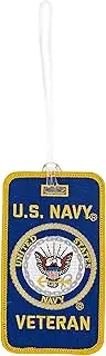 Desert Cactus US Navy Luggage Tag Seal Embroidered Luggage Tag Bag (Luggage - U.S. Veteran w/Seal)