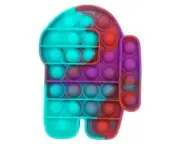 Running Man Fidget Popper Sensory Toy, Multi-Color