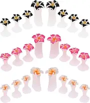 Flower Toe Separators for Pedicure, Silicone Toe Spacers Reusable for Nail Polish, Pedicure Tools, Silicone Spacers Dividers for Nail Polish