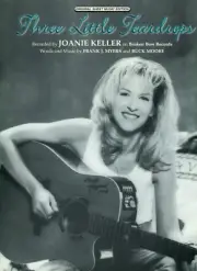 1992 Sheet Music ~ THREE LITTLE TEARDROPS ~ Joanie Keller ~ Vintage! NEW!