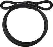 Master Lock 72DPF Loop Ended Braided Steel Bike Cable Lock, 4.6 m Length x 10 mm Diameter Grey