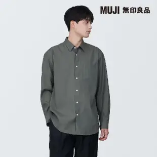 【MUJI 無印良品】男大麻混長袖襯衫(共7色)