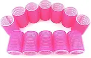Jumbo Hair Rollers Curlers Self Grip Holding Rollers Hairdressing Curlers Hair Design Sticky Cling Style For DIY Or Hair Salon By Kamay's (Gripping Sticky Rollers 40mm 1-1/2" Large Size 12PCS)