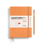 Weekly Planner & Notebook 2025, Hardcover (Apricot) - A5