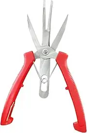 Gatuida 1Pc Pruning Shear Lightweight Double Mouth Scissors for Fruit Trees Ergonomic Non Slip Handle Gardening Tool for All Hand Portable Branch Trimmer