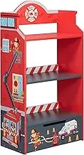 Fantasy Fields Little Fire Fighters Bookshelf with Drawer, Red