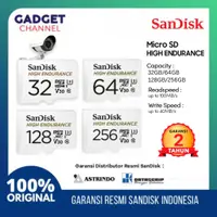 在飛比找蝦皮購物優惠-Sandisk Micro SD 高耐力 32GB/64GB