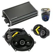 Fit Dodge Van (Full Size) 1984-1989 Speaker Upgrade Kicker DSC68 DSC35 & CXA3604