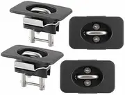 Automobile Accessories 4pcs Tie Down Anchor Hook Rings Stretchable Fits for Ford F-150 1998-14 1000lbs Load Capacity High Performance