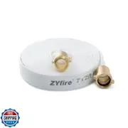 ZYfire Fire Hose - 2" ID x 25 FT Single Jacket TPU Firefighter Hose with NPSH