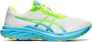 [ASICS] Men's DYNABLAST 2 Running Shoes, 12.5, White/Green Gecko