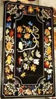 4'x2' Black Marble Side Corner Centre Dining Coffee Table Top Mosaic inlay k2