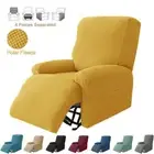 Split Style Recliner Sofa Cover for Living Room Polar Fleece Lounger Slipcovers
