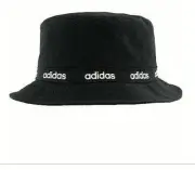 NWT ADIDAS WOMENS ESSENTIALS II BUCKET HAT, BLACK/WHITE, OSFA