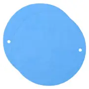 Pre Cut Pottery Cloth Soft Cloth Leather Clay Pottery Tools, Blue, 2 Pcs