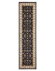 Sydney Navy And Ivory Runner Rug