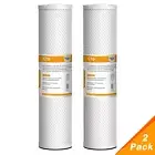 2 Pack 20" x 4.5" Big Blue CTO Carbon Block Water Filter Whole House Repalcement