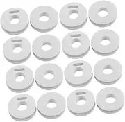 NOLITOY 50pcs Fishing Foam Spools Fishing Line Winding Coil Board Plate Wire Organizer Rotating Fishing Gear Fishing Tool Accessories