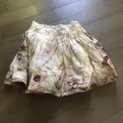 NWT Authentic Zimmermann Dancer Floral Ruffle-Trim Flip Mini Skirt size AU 3