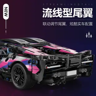 #相容樂高 Lamborghini Sian 1:14 積木跑車 賽車 樂高跑車 積木玩具 藍寶堅尼 haorui2