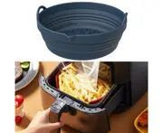 Air Fryer Silicone Baking Tray Folding Cake Baking Tray Baking Pad