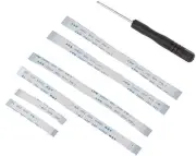 6 PCS Power Switch Touch Pad Ribbon Flex Cable Tool Replacement Set for Sony PS4 Controller 10 12 14 Pin