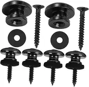 WESIEVYA Guitar Strap Studs Pack Electric Guitar Metal Button Locks Bass Belt Locks
