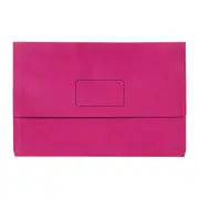 Marbig Slimpick Foolscap Document Wallet Pink