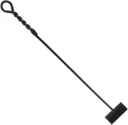 Rope Design Hoe, Standard Single Fireplace Tool